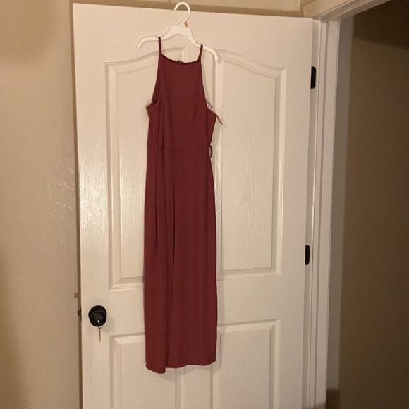 Caroline Washed Magenta Midi Dress S - Picture 5 of 6